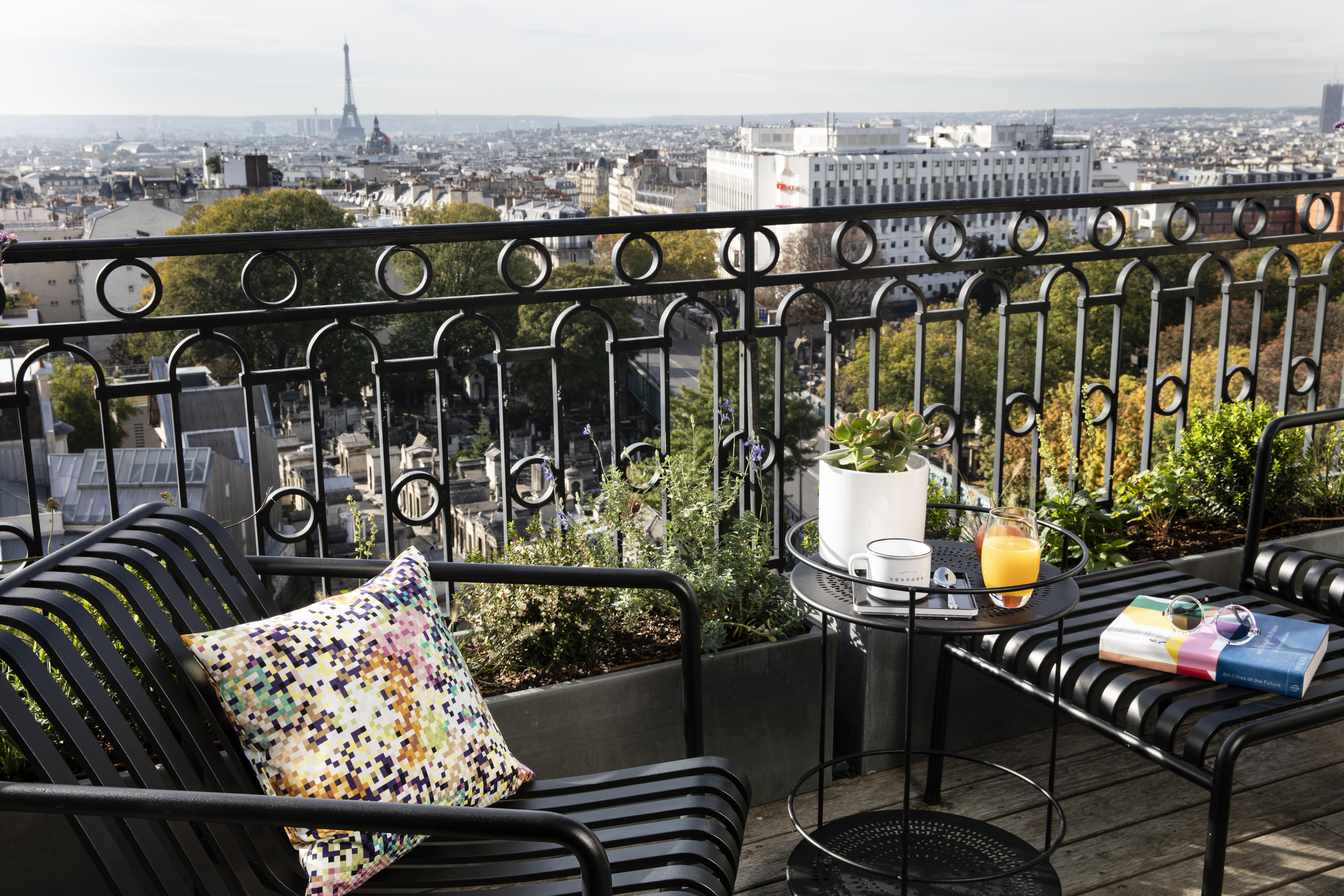 Terrass" Hotel Paris Bagian luar foto