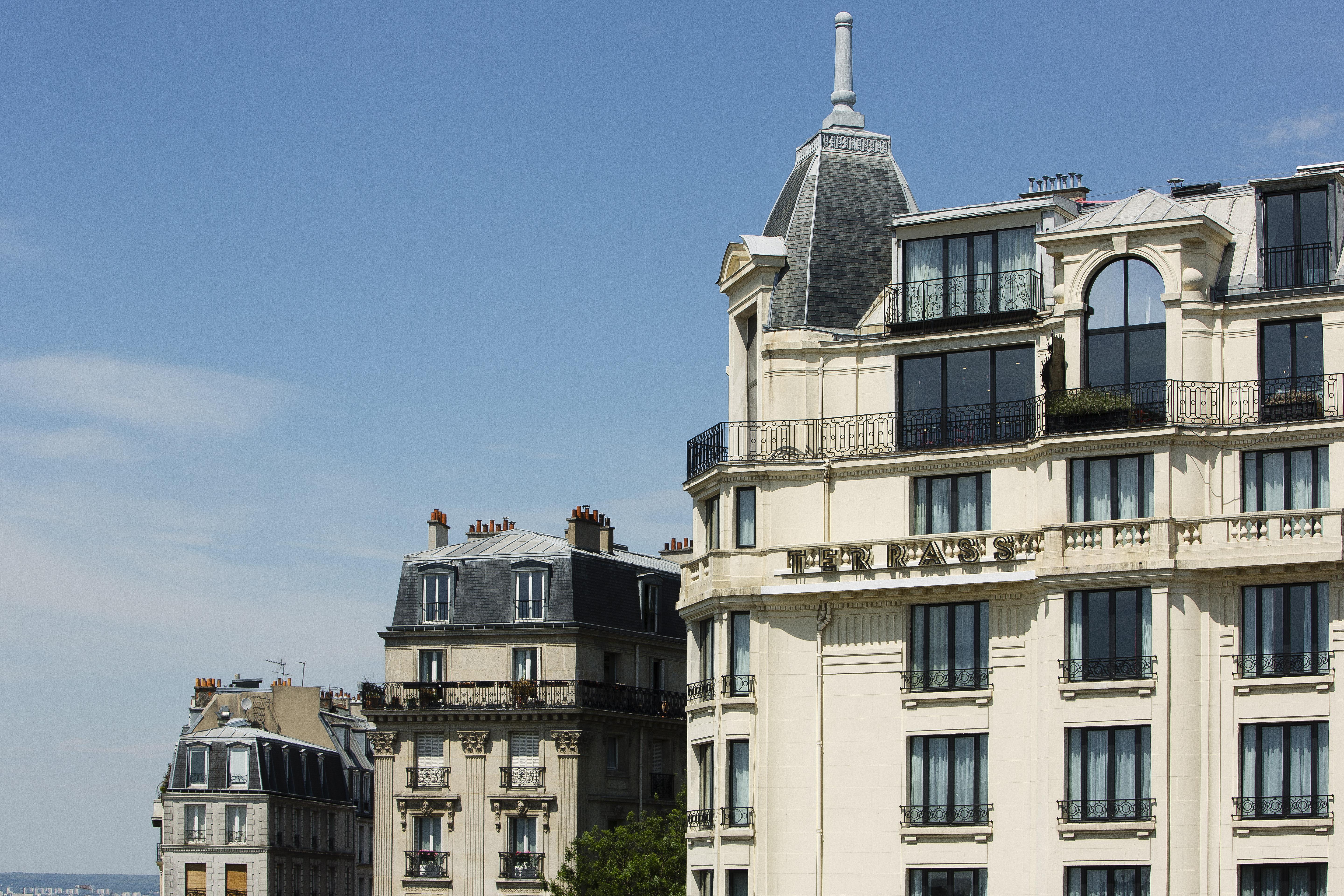Terrass" Hotel Paris Bagian luar foto