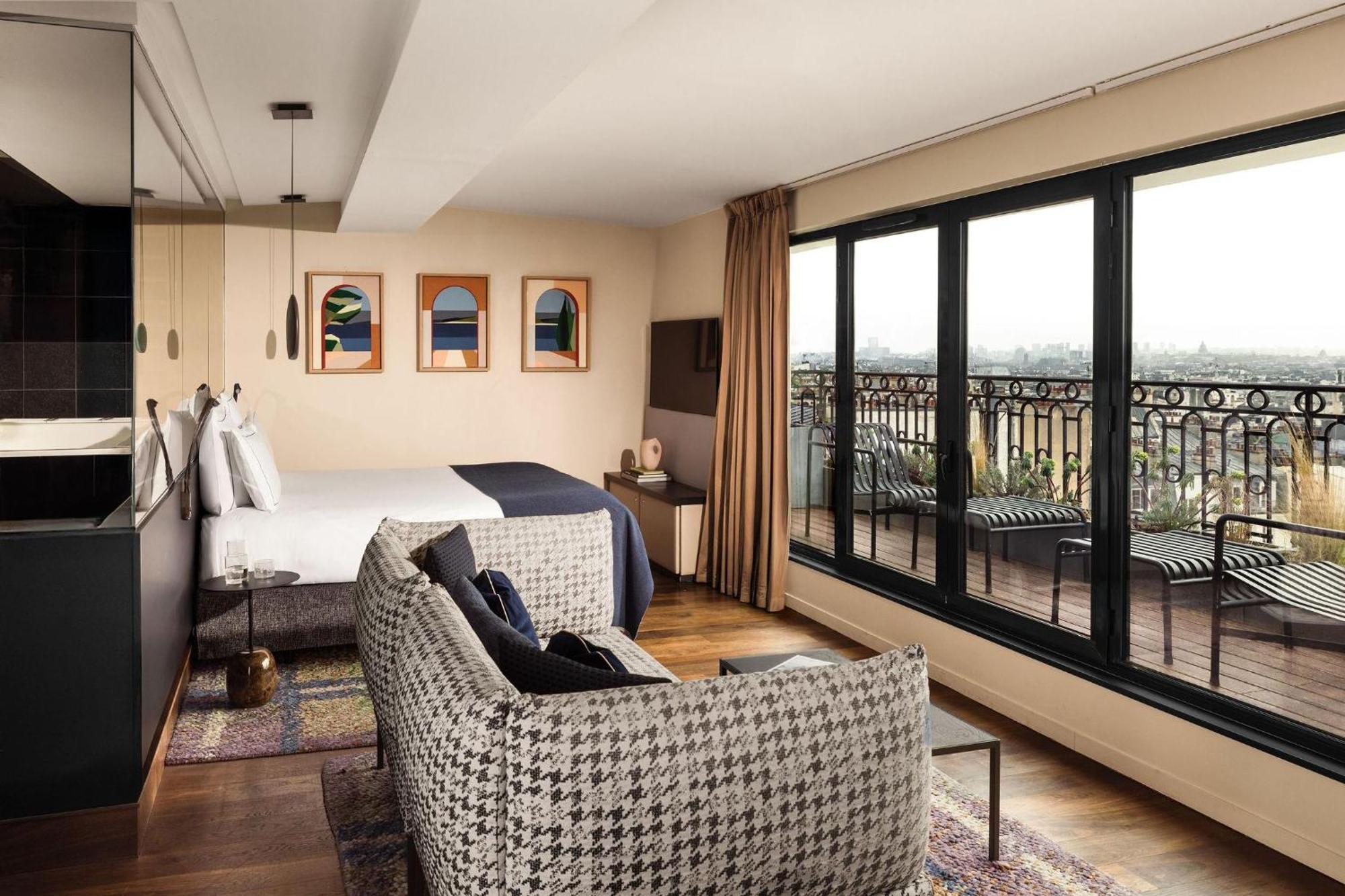 Terrass" Hotel Paris Bagian luar foto